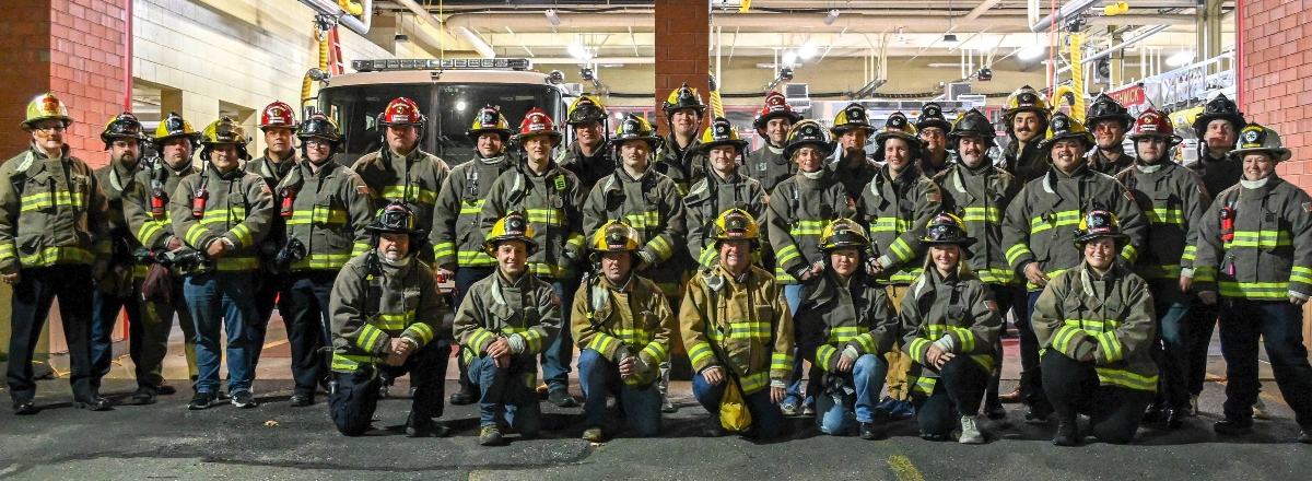 Southwick Fire Dept all staff photo